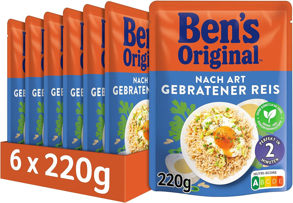 BEN'S ORIGINAL™ Riz basmati express 6 x 220 g