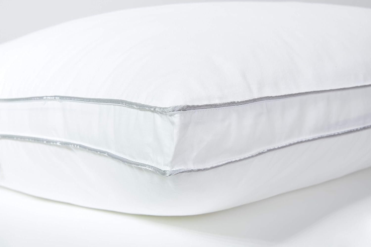 Oreiller, Coton, Percale, 50 X 70 cm, Finition Fine, Confort, Percale, 100% Coton, Haute Qualité, Doux, Fabriqué en France, Blanc 73130220 Naty Shop Oreillers Standard