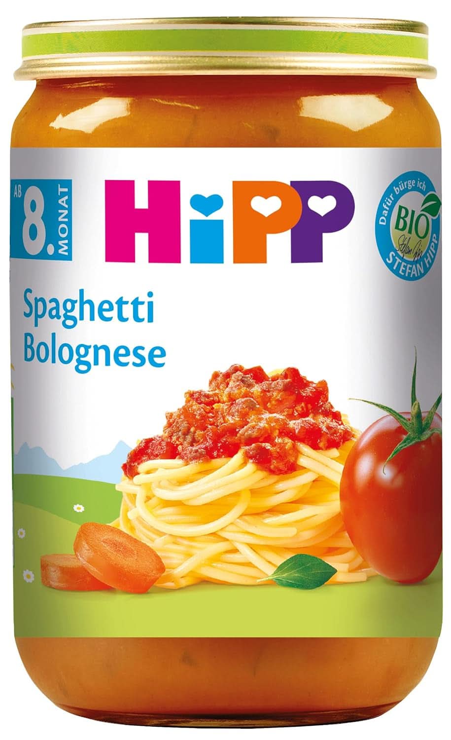 Hipp Spaghetti Bolognese, paquet de 6 (6 X 220 grammes) Mère et Enfant Naty Shop