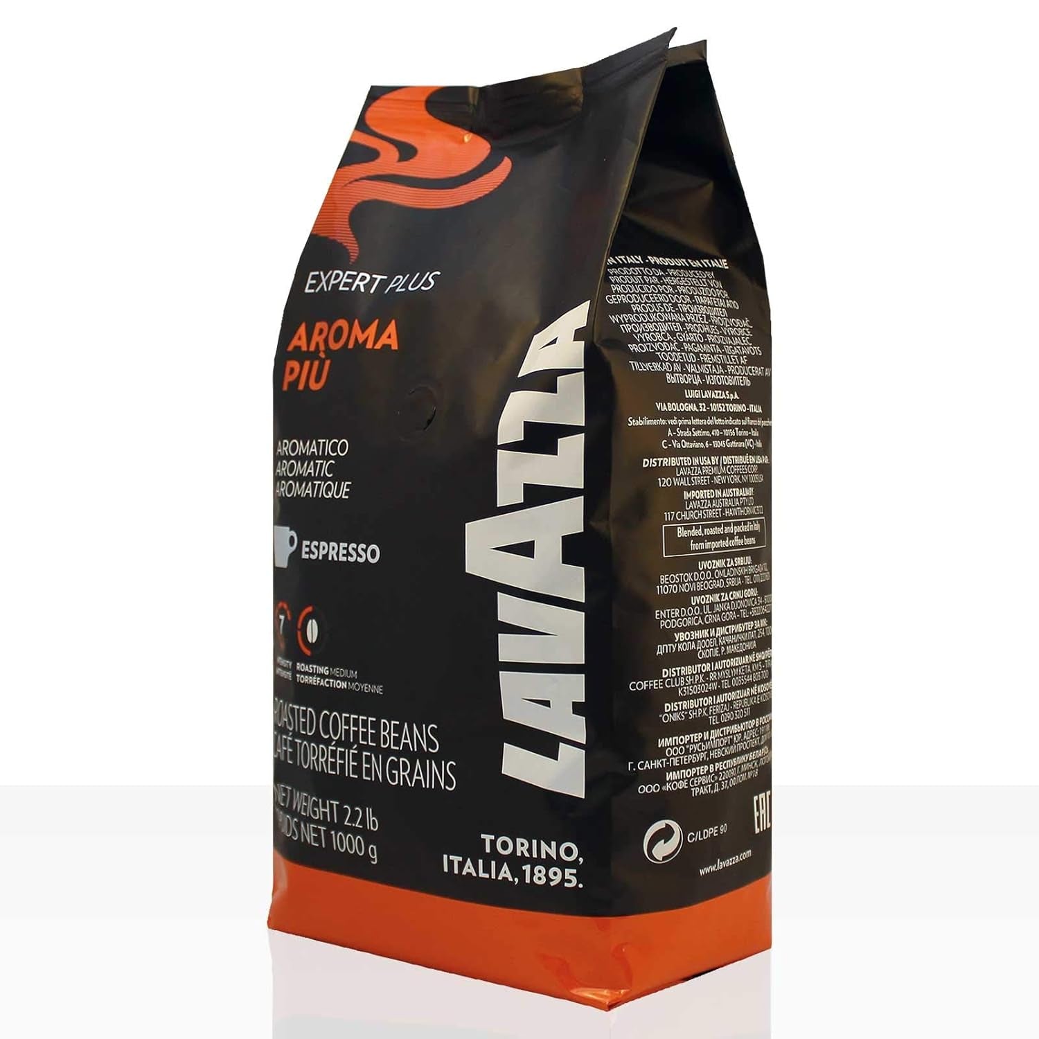 Lavazza Expert Aroma Piu Espresso - 6 grains de café x 1 kg