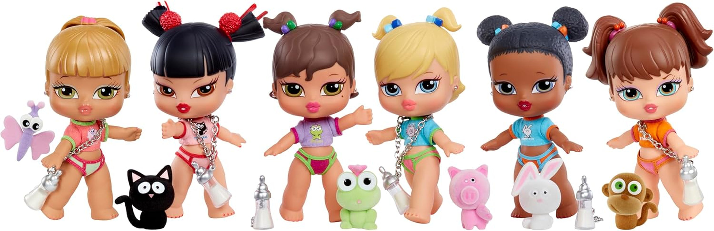 Bratz Babyz Sammlerpuppe - Sasha - mit Echter Mode und Haustier - Kinderspielzeug - Ideal ab 6 Jahren