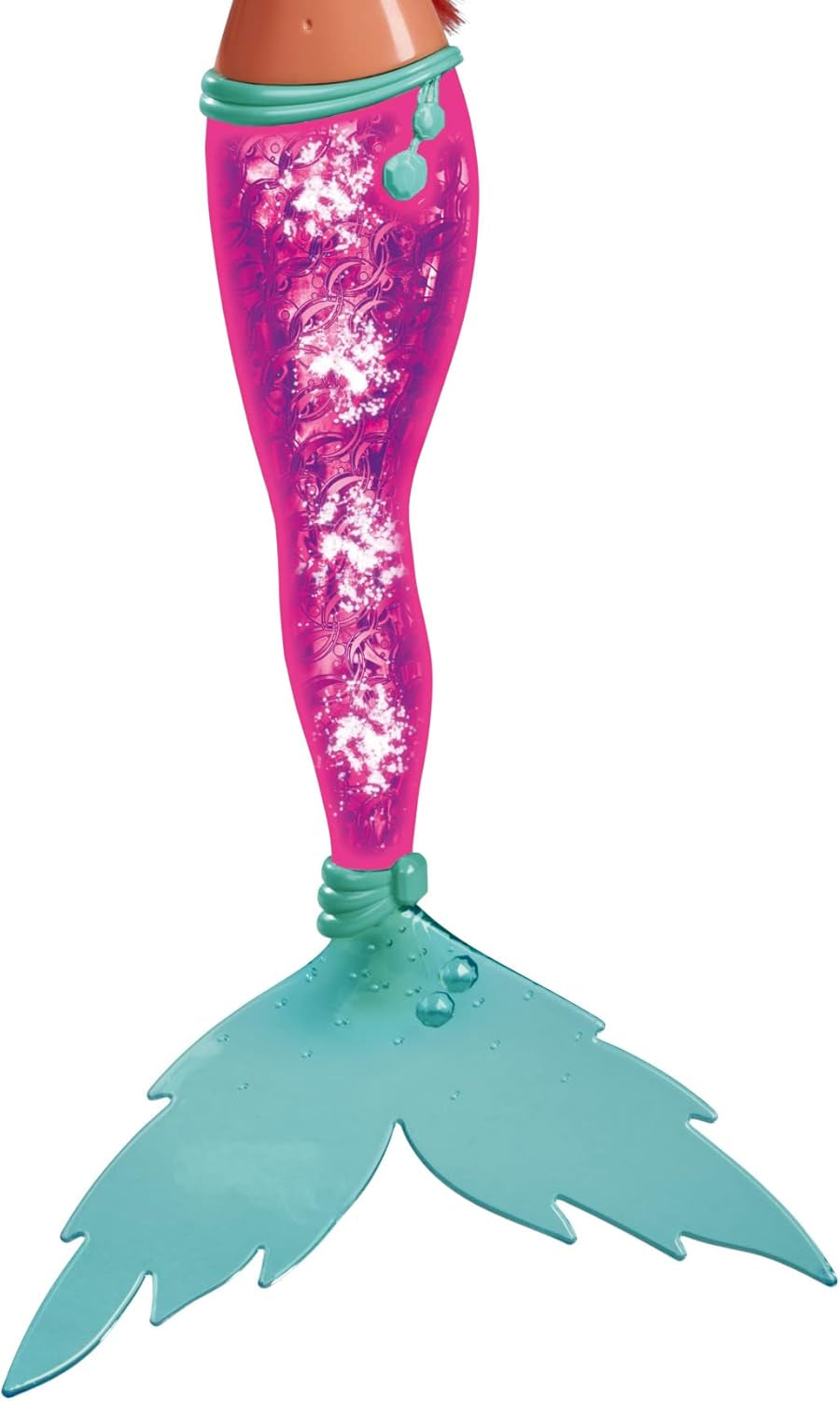 Simba 105733656 - Poupée Sirène Étincelante Steffi Love (39 cm) - Jouet imperméable arc-en-ciel lumineux à couleur changeante pour enfants de 3 ans et plus