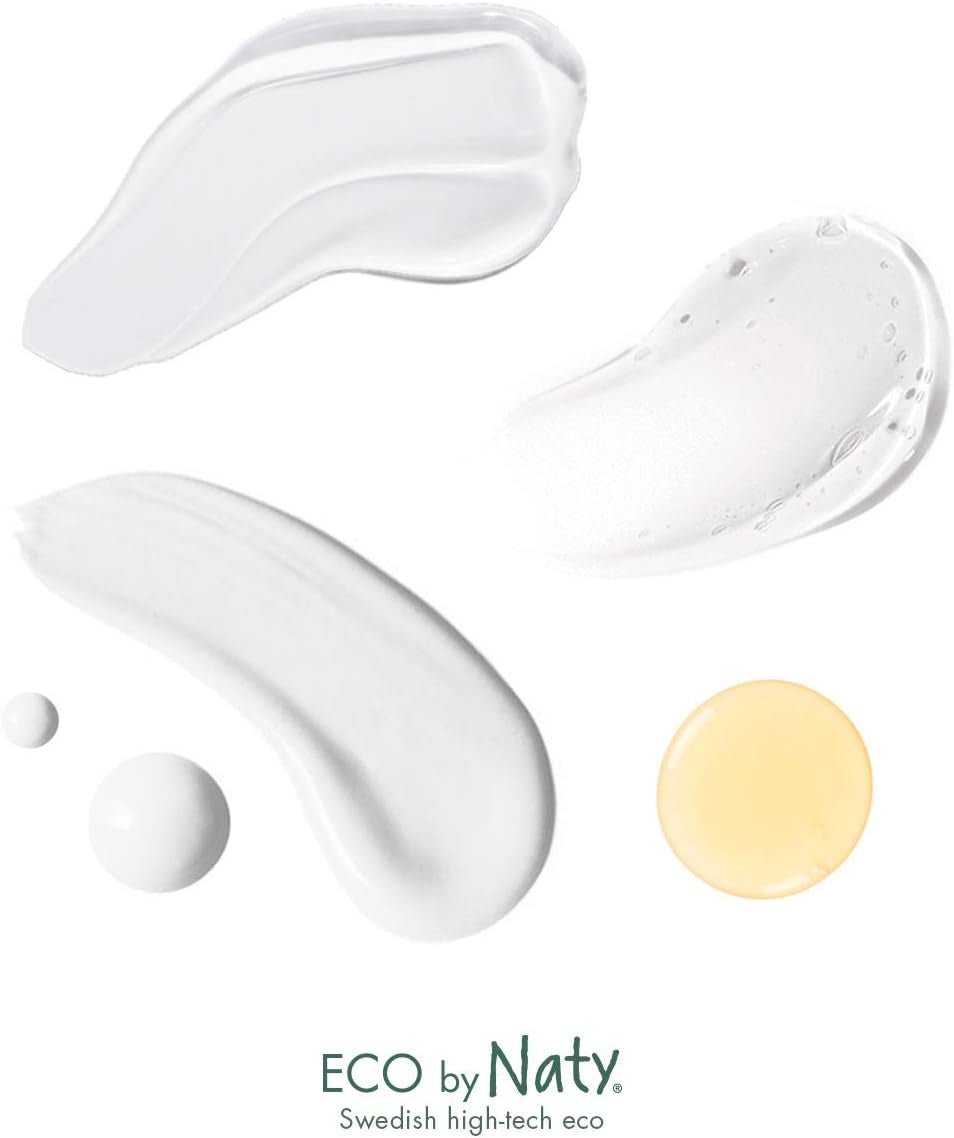 Eco by Naty, pommade pour bébés, ingrédients végétaux biologiques avec 0% de parfum, hypoallergénique et testé dermatologiquement, tube 50 ml Enfant - Bain et Soin Naty Shop