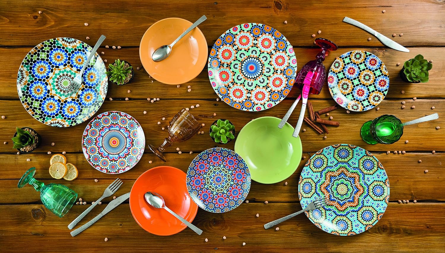 Villa d'Este Home Marrakech set de 18 couverts