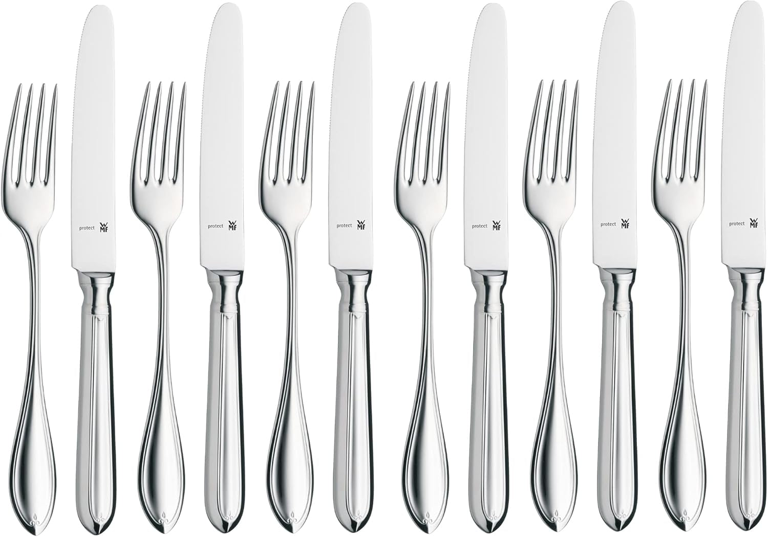 WMF Premiere, 12 pièces, pour 6 personnes, couverts pour le petit déjeuner Cuisine Naty Shop