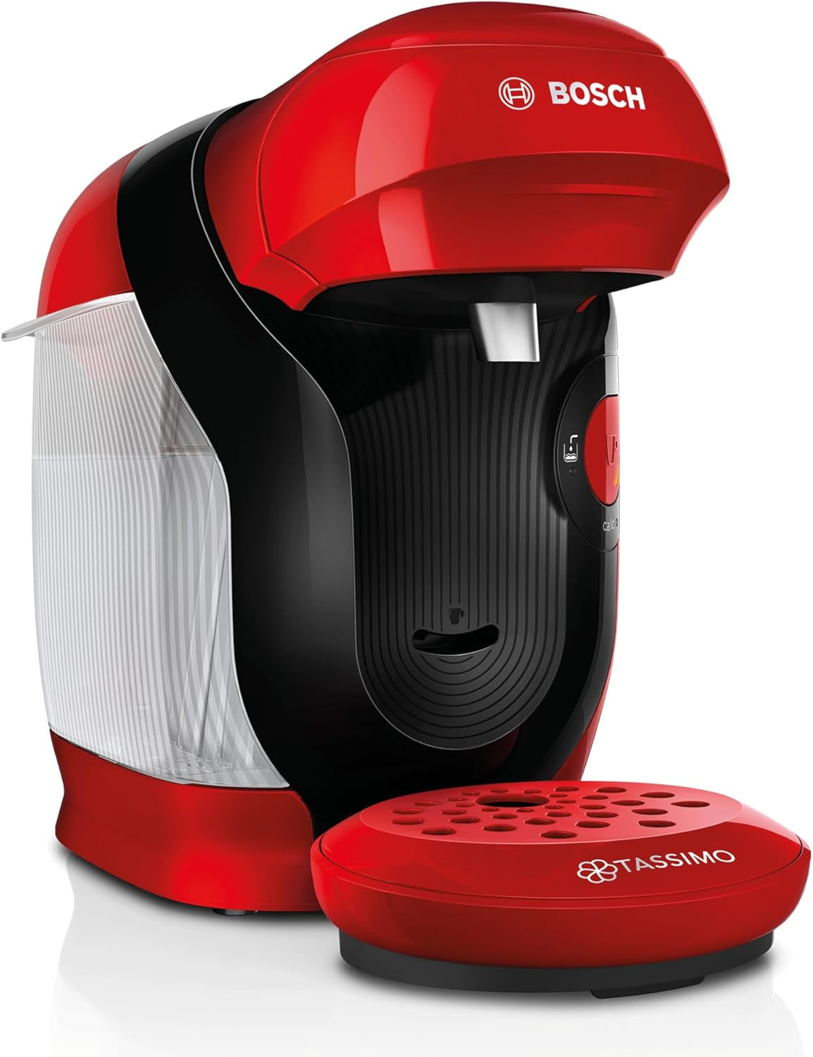 Bosch Tassimo Style TAS112E Machine à expresso à capsules, plus de 70 boissons, convient à toutes les tailles de tasses, entièrement automatique, durable, peu encombrant, 1400 W, noir