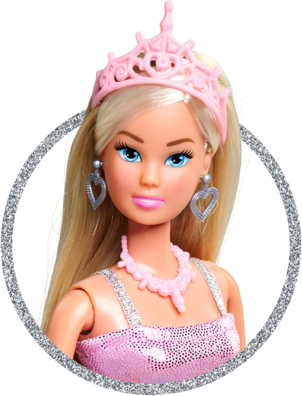 Simba Steffi Love Princess Fashion – Poupée de princesse avec 7 vêtements et 16 accessoires, poupée de mode avec style château pour les petits et les styles, 29 cm de gros, à partir de 3 ans