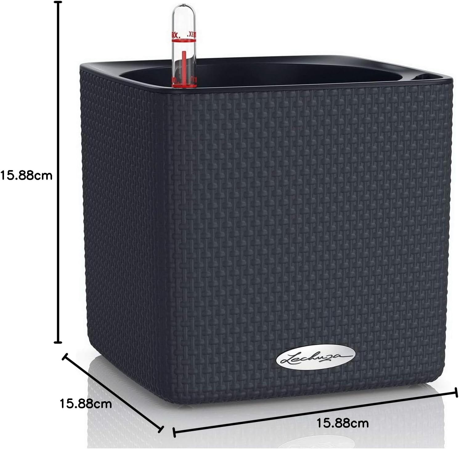 LECHUZA CUBE Culoare 16 gri ardezie 13584