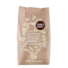 One&Only Chocolat en Poudre Blanc 1 Kg - Poudre pour boissons au meilleur beurre de cacao Cacao et Chocolat Chaud Naty Shop