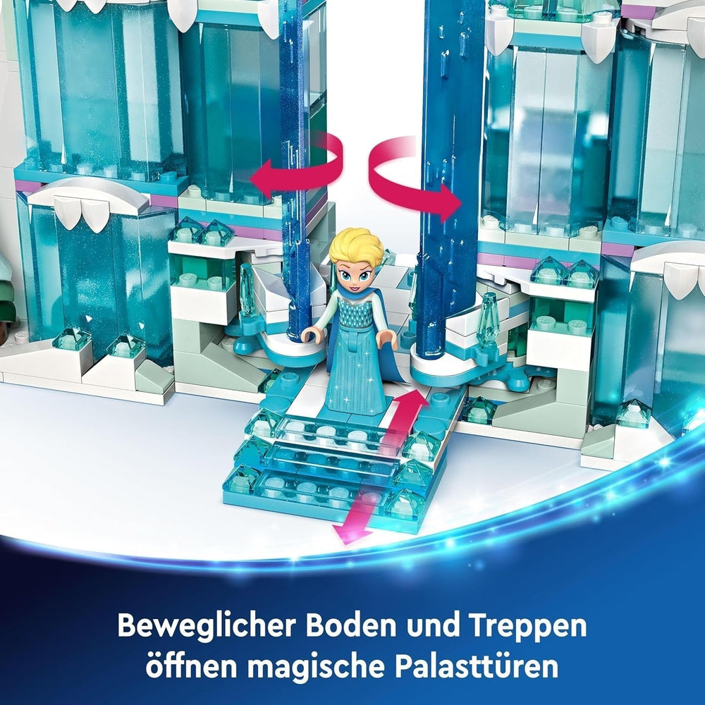 LEGO Ç€ Disney Frozen Le palais d'hiver d'Elsa, ensemble de construction et de jeu pour enfants avec palais modèle et figurines d'ELSA et Anna, cadeau pour filles, garçons et cinéphiles à partir de 6 ans 43244 Jeux de construction Besuche den LEGO-Store