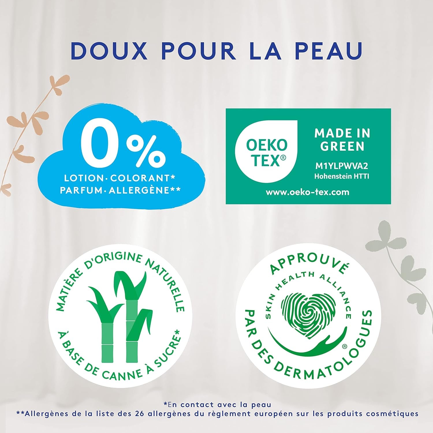 Douceur Naturelle – Couches taille 3 (5-9 kg) Pack 1 mois – 172 couches