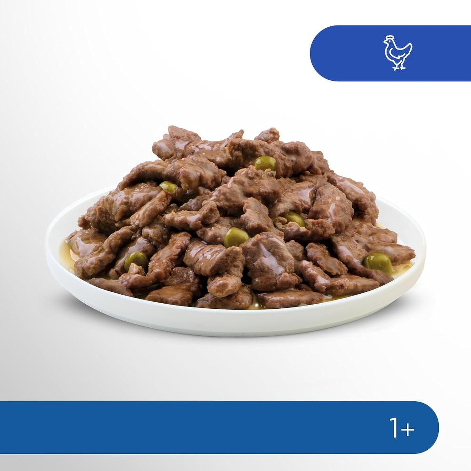 Pliculețe PERFECT FIT™ pentru pisici, pentru interior, cu pui, 12 x 85 g