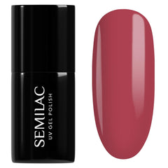 Oja UV Semilac Hybrid 400 Rusty Red 7ml, colecția Tastes of Fall
