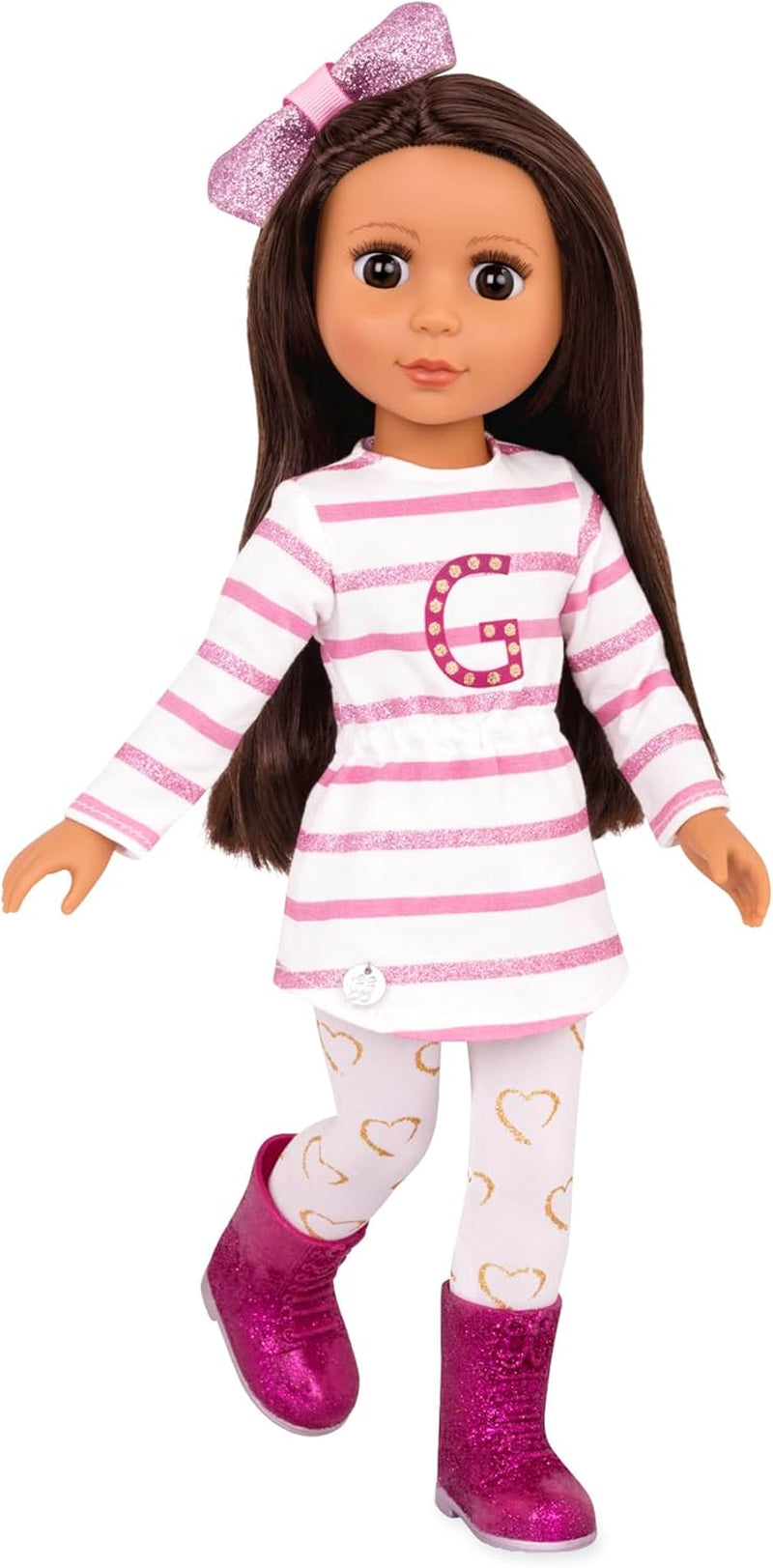 Glitter Girls - Lacy - 36 cm Modepuppe - Blondes Haar & Violette Augen - Poseable Arme & Beine - Einhorn-Eiscreme-Outfit - 3 Jahre +