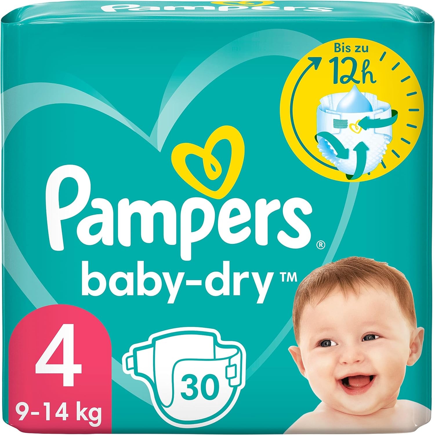 Pampers (ancienne version), culottes, taille 4, 9 kg-15 kg, paquet de trois (1 x 88 couches)