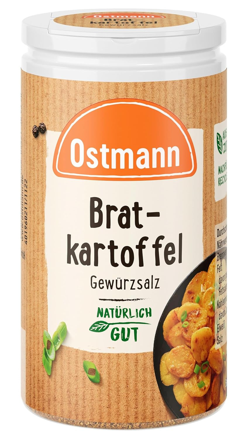 Ostmann Gewürze - Bratkartoffel Gewürzsalz | Pikant-salziges Gewürz für Kartoffelgerichte | 60 g dans Der Streudose