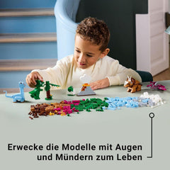LEGO Classic Creative Dinosaurs Ensemble de construction avec modèles d'animaux et figurines en briques, expérience de jeu imaginative, cadeau pour garçons et filles de 5 ans, y compris T.Rex et Triceratops 11041 Ensembles de construction Besuche den LEGO-Store