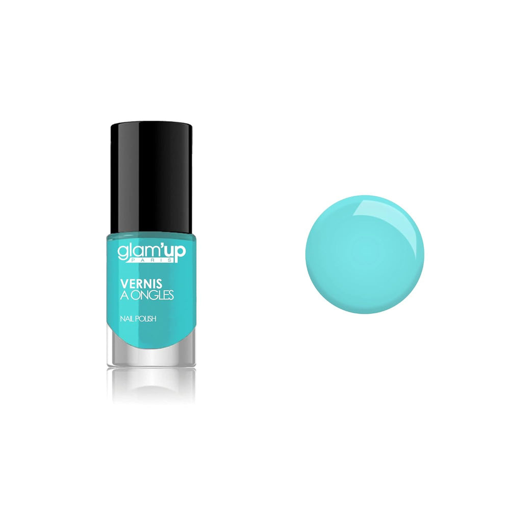 Vernis à ongles Glam'Up Paris, non. 138, turquoise