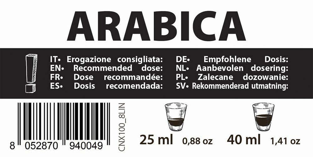 Capsules de café Arabica compatibles Nespresso 5,6g x 100 capsules
