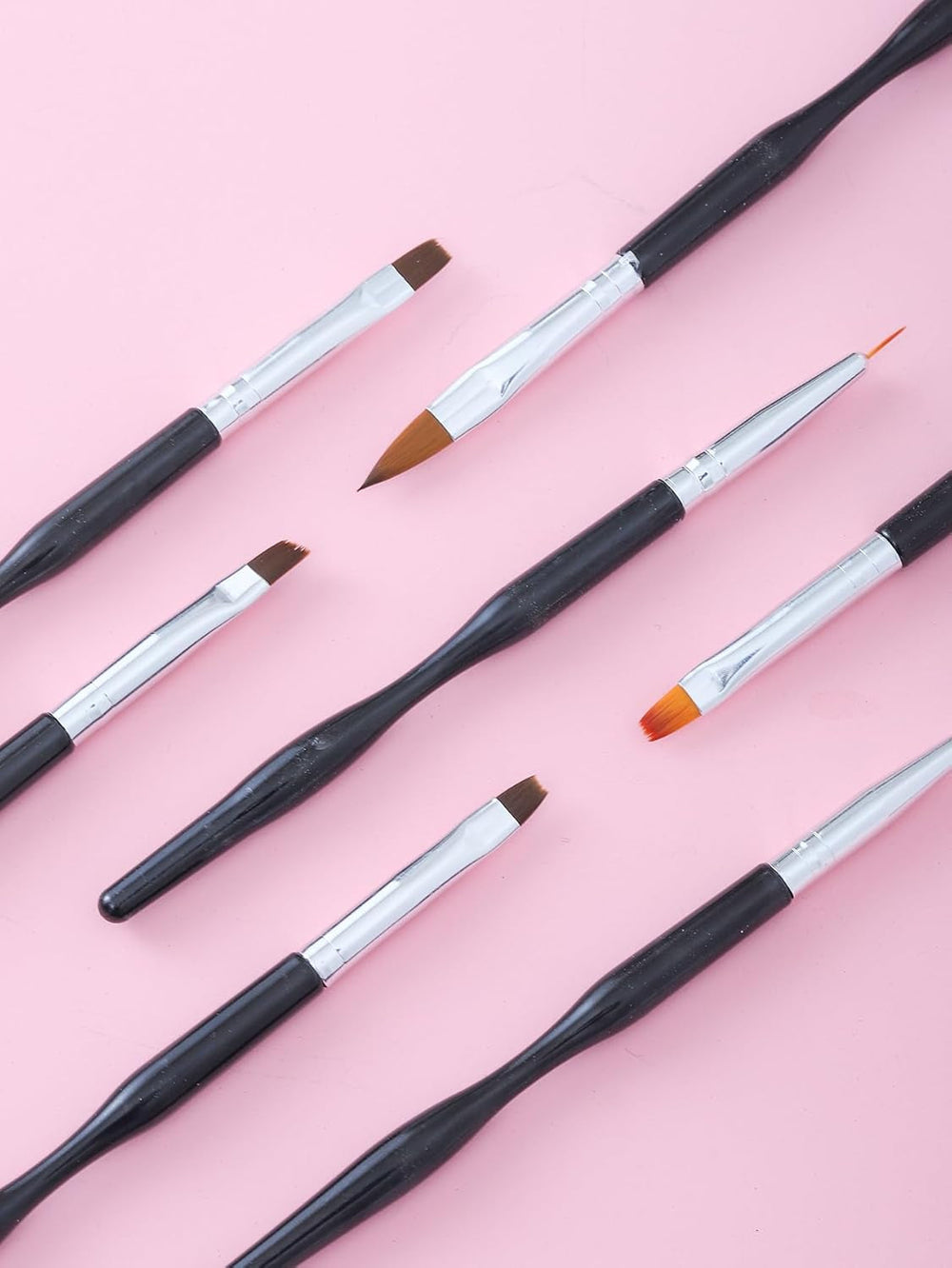 Ensemble de pinces à ongles pour Nail Art, 10 pièces de pinces à ongles, pinces à ongles professionnelles, pinces à revêtement fin pour ongles, noir