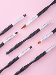 Ensemble de pinces à ongles pour Nail Art, 10 pièces de pinces à ongles, pinces à ongles professionnelles, pinces à revêtement fin pour ongles, noir