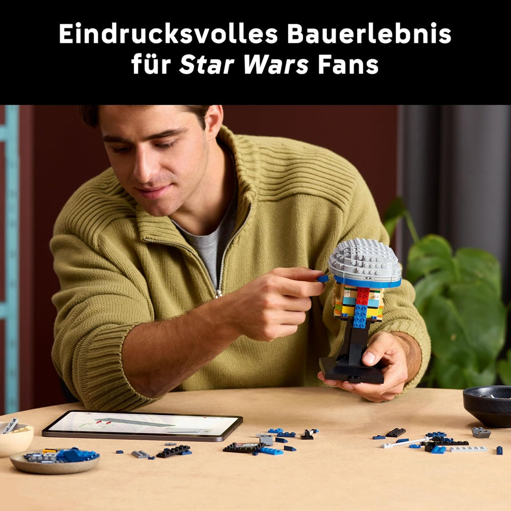 LEGO Star Wars 75408 Casque de Jango Fett - Bauset Mandalorien pour Erwachsene - Modèle avec support, enfant de nom et antenne réglable - Conçu pour les fans de Angriff der Klonkrieger