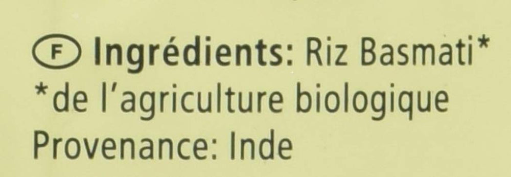 Riz Basmati blanc de l'Himalaya biologique, 1 kg