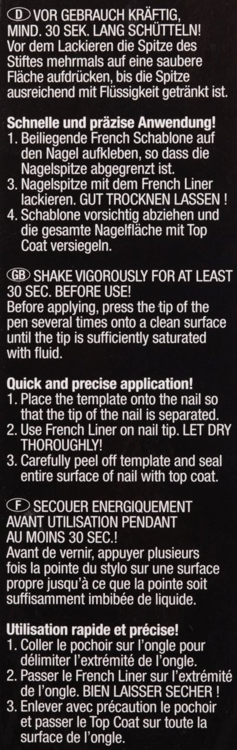 Alessandro Effect French Liner Blanc Lait 1 Paquet (1 x 5 ml + 3,2 ml)