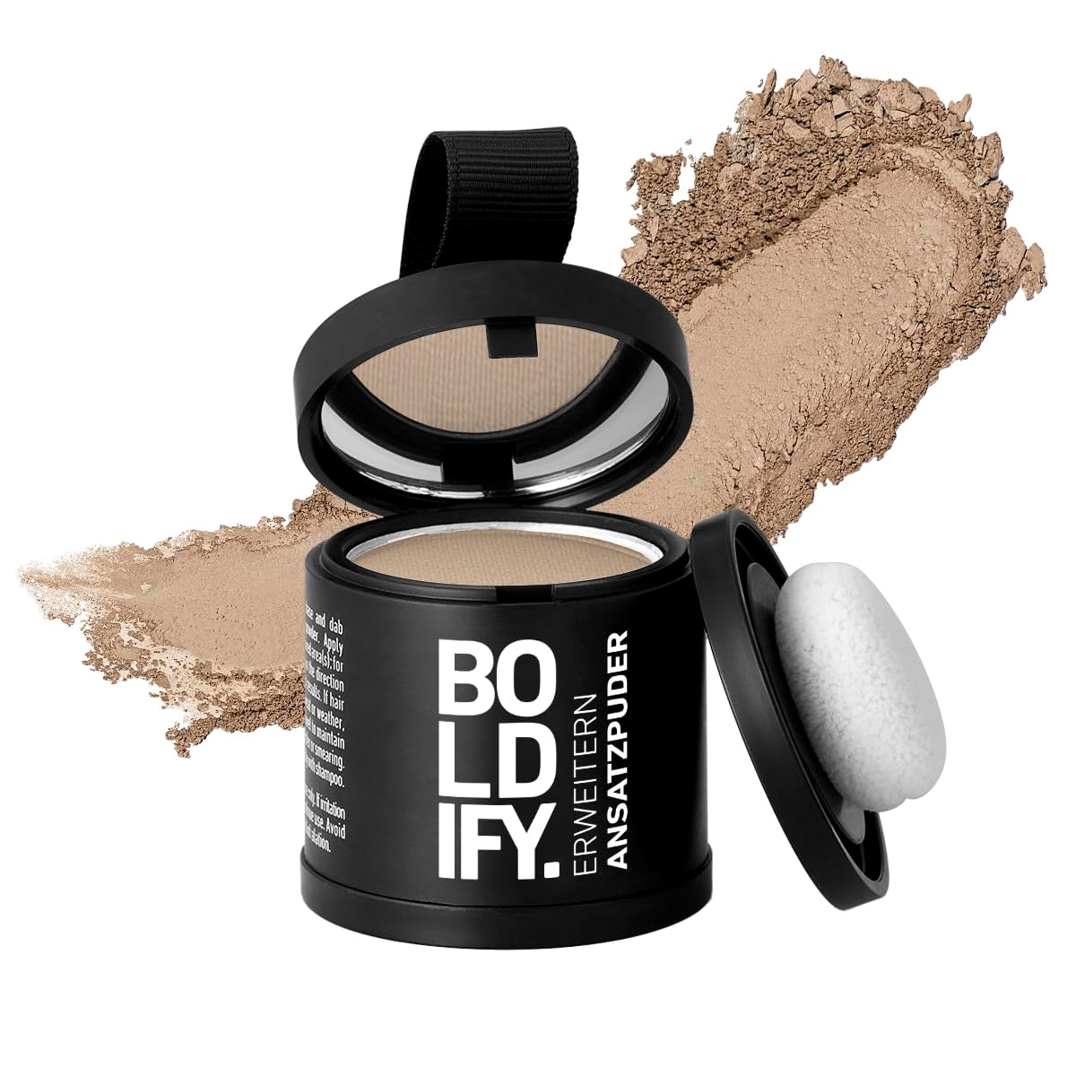 BOLDIFY Root Powder 4g - Correcteur de cheveux épaississant pour femmes et hommes 48h Couverture grise Maquillage imperméable pour dissimuler les racines (Noir) Naty Shop Teinture capillaire Blond clair 10G (1 paquet)