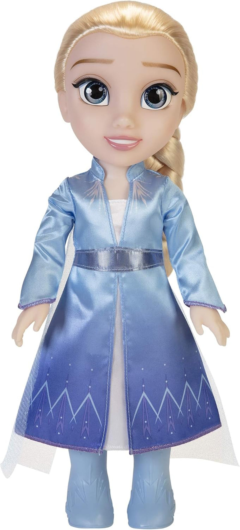 Disney Frozen 2 Elsa Travel Doll, poupée de 35 cm avec une robe inspirée du film culte, des bottes et de longs cheveux tressés pour plus de plaisir de jeu, pour les filles de 3 ans et plus