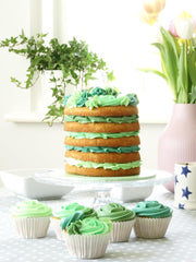 Sugarflair Pasta Colorant Alimentaire, Vert, Lot de 4, Colorant Alimentaire pour Pâtes, Fondant, Massepain, Pâte à Sucre, Crème au Beurre et Plus encore : Vert Ilex, Vert Printemps, Vert Épicéa, Vert Fête - Lot de 4