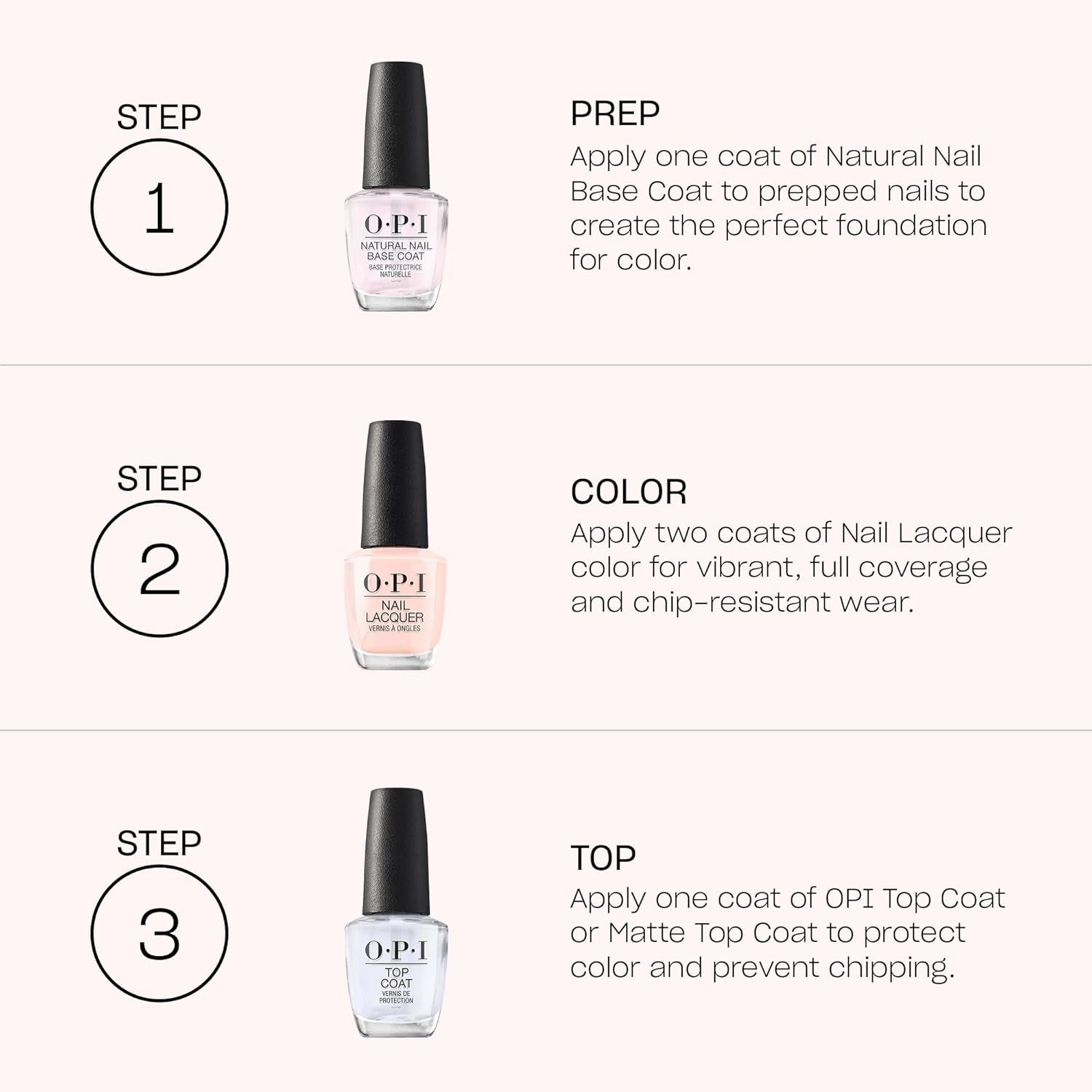 Vernis à ongles OPI dans les tons de rouge et d'orange - Vernis à ongles à séchage rapide, résistant aux éclats et longue tenue - dure jusqu'à 7 jours - avec pinceau ProWide extra-large