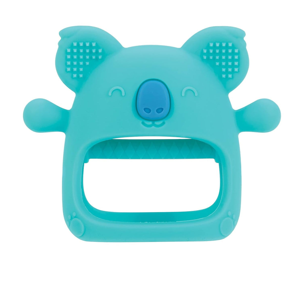 Nuby - Gant dentaire en silicone, sans BPA, Koala bleu, 3 mois et plus