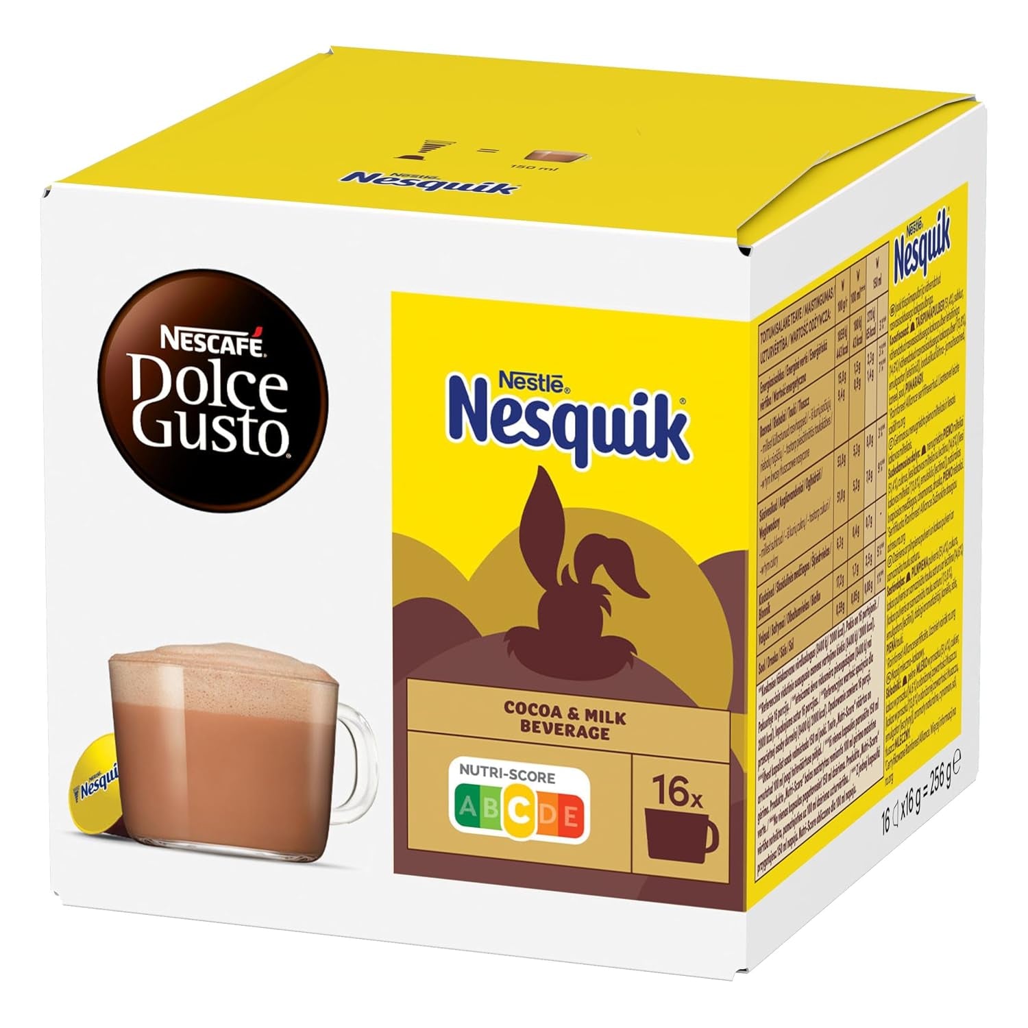 NESCAFÉ DOLCE GUSTO NESQUIK Kakaokapseln 3er Pack (3 x 16 Kapseln)