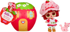 Mdr Surprise ! Loves Strawberry Shortcake Tots – Poupées parfumées à collectionner avec 7 surprises, animal de compagnie, mode, chaussures, chapeau, ensemble de jeu avec maison convertible Strawberry Shortcake, à partir de 4 ans
