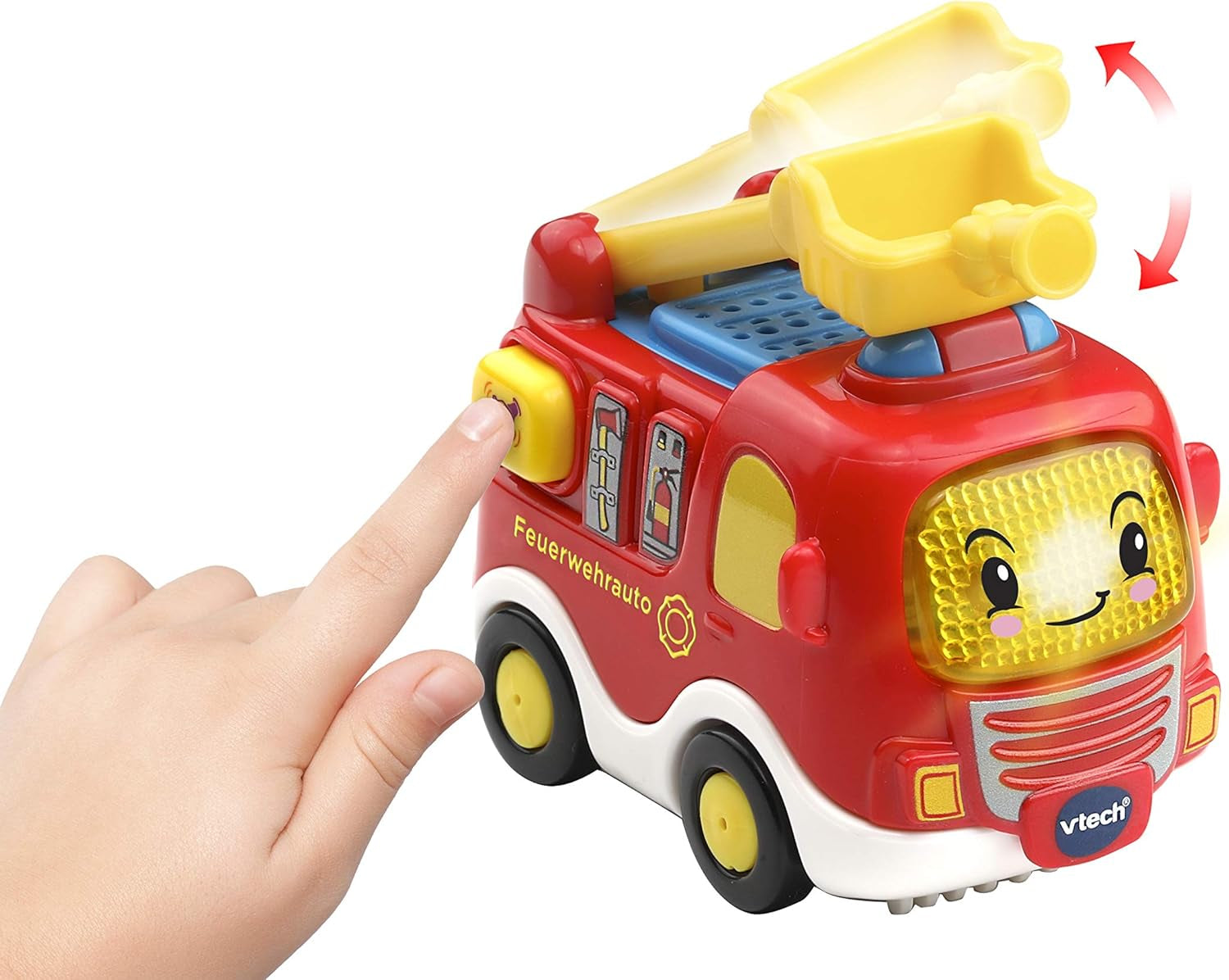Vtech 80-524404 TUT TUT Baby Speedster - Deluxe Road Set, Mașini pentru copii, Multicolor & 80-514004 TUT TUT Mașină de pompieri pentru copii, Multicolor Jucarii Bebe Naty Shop