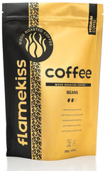 Café en grains 250 g – Grains d'espresso Arabica et Robusta de haute qualité, torréfiés à la main dans le bois, pour le goût plein et aromatique des grains de café
