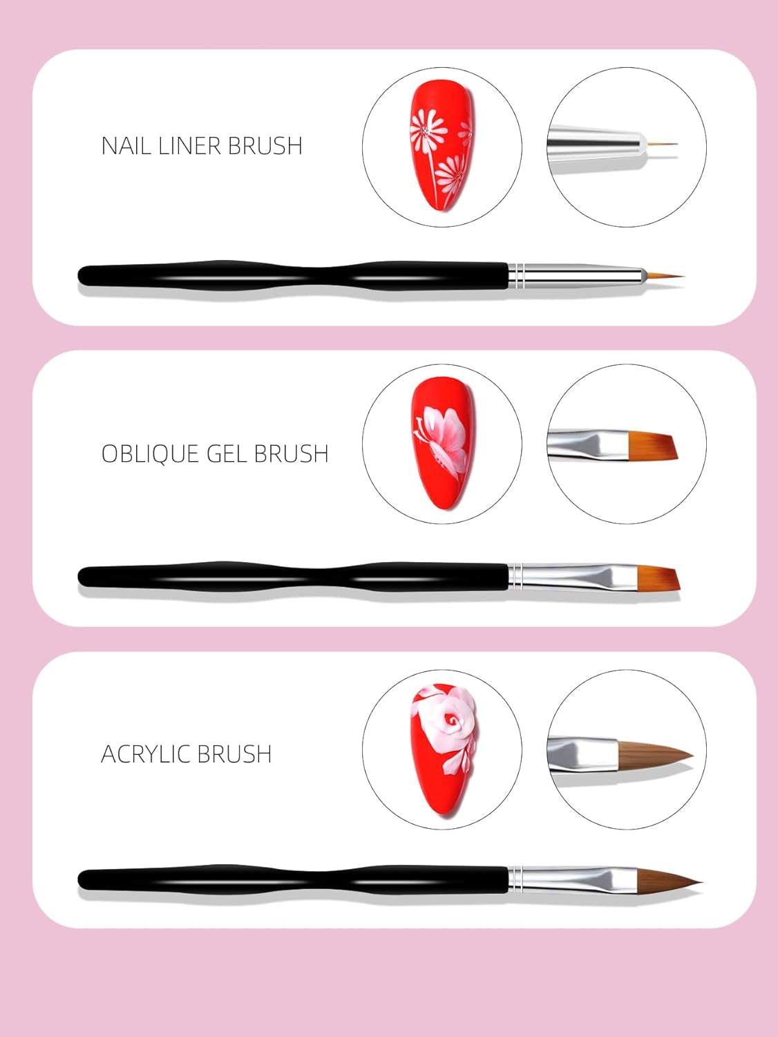 Ensemble de pinces à ongles pour Nail Art, 10 pièces de pinces à ongles, pinces à ongles professionnelles, pinces à revêtement fin pour ongles, noir