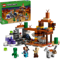 LEGO Minecraft Badlands Mine Jeu vidéo Ensemble de jouets miniers pour garçons et filles à partir de 8 ans Ensemble d'aventure en briques de construction amusantes Cadeau d'anniversaire 21263 Ensembles de construction Besuche den LEGO-Store Default Title