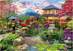 Educa - Puzzle de 1500 pièces pour adultes | Le jardin japonais. Dimensions : 85 X 60 cm. Comprend de la colle pour puzzle Fixpuzzle. Depuis 14 ans (19937) Puzzle Naty Shop