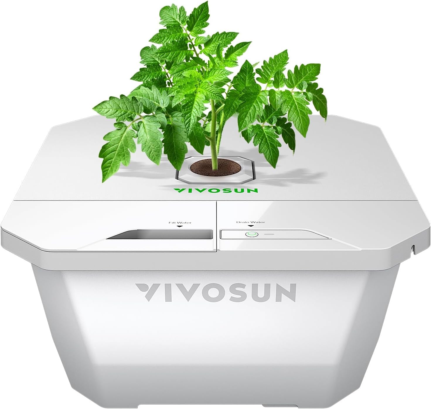 VGrow Boîte de culture intelligente tout-en-un, système professionnel avec lampe de culture Samsung LM301H EVO, système avancé de circulation et de ventilation, irrigation, apport de nutriments pour la culture hydroponique intérieure