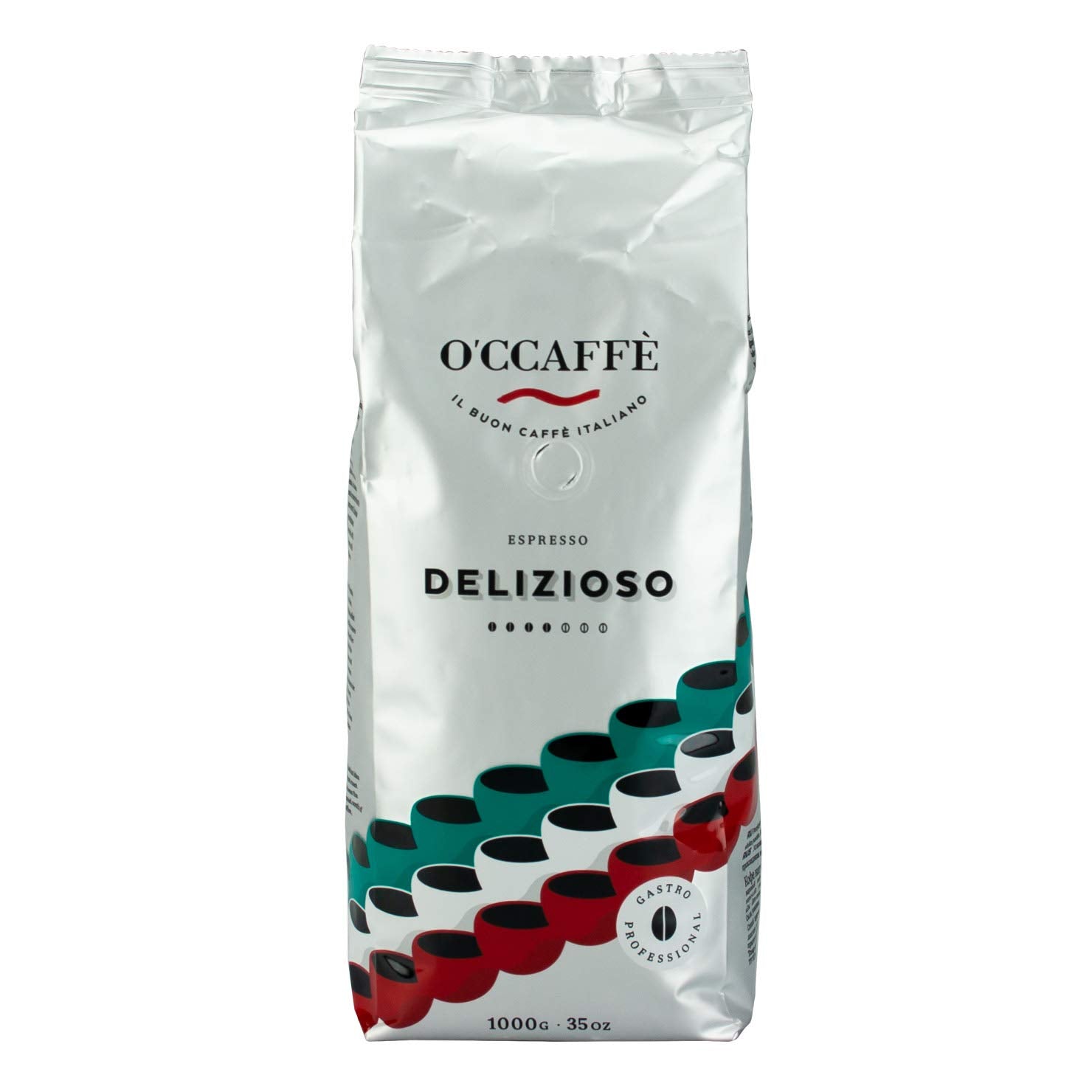 O'CCAFFÈ Gran Bar Cremaroma Café en grains 1kg