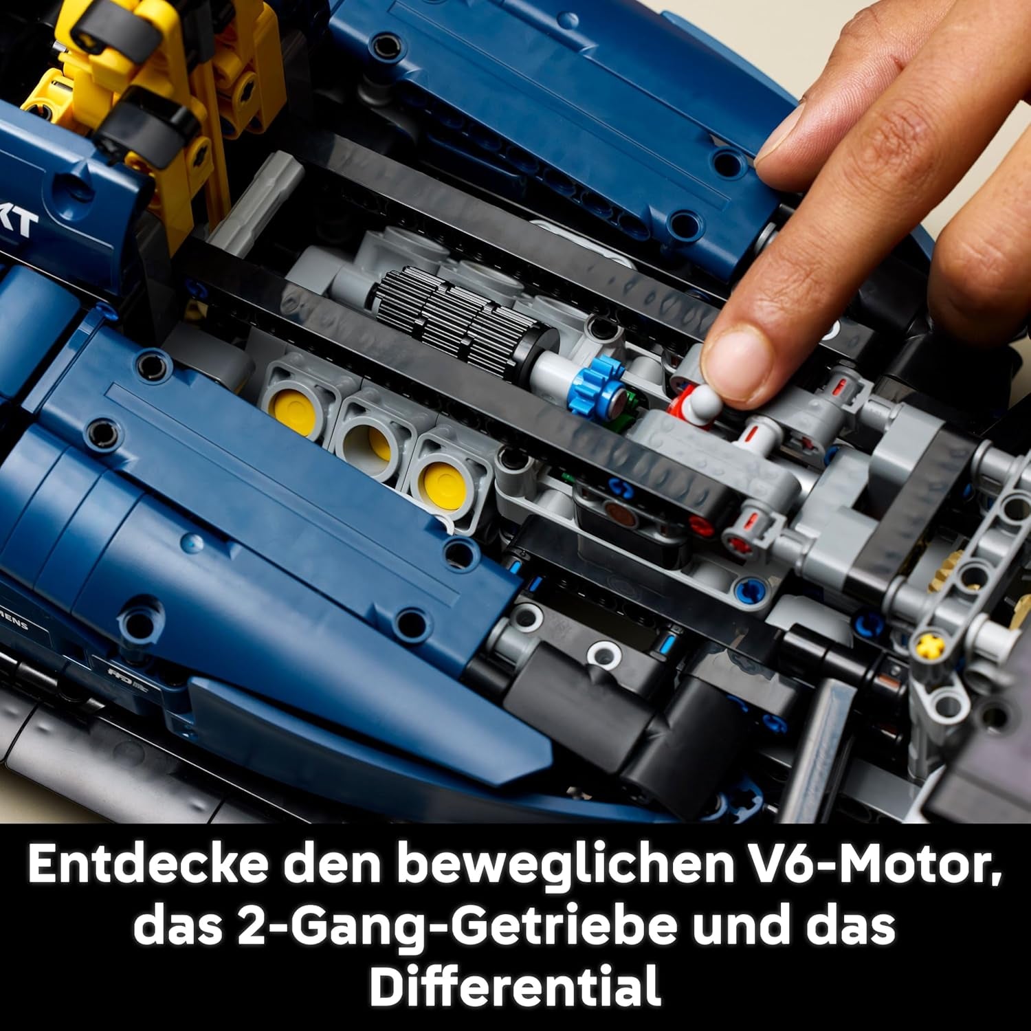 LEGO Technic Oracle Red Bull Racing RB20 F1 Rennauto Modell - Formel 1 Bauset zum Sammeln - V6-Motor, Getriebe, Lenkung & DRS in Maßstab 1:8 - Giftidee for Erwachsene & Teenager 42206