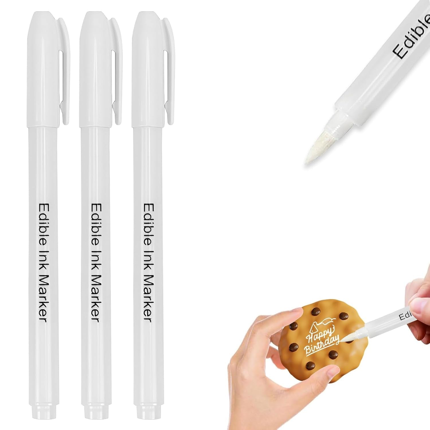 10 culori coloranți alimentari comestibili, markere alimentare cu două fețe cu vârf fin și lat, pixuri pentru glazură pentru prăjituri, fondant, fursecuri, ouă de Paște, macaroane, copt cu copii