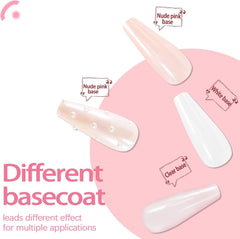 White Pearl Chrome Nagel Pulver, Irisierendes Aurora Pulver Metallic Spiegel Effect Glitter Pulver Pearlescent Eis Transparent Meerjungfrau Pigment Perle Glitter Staub pour Nail Art Décoration