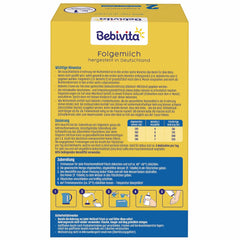 2 Folgemilch (4 x 500g), par 6. Monat, avec Vitamine C et D, Oméga-3 (DHA), modifiés sättigend
