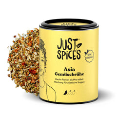 Just Spices Asia Brühe Brühe I Würze asiatische Suppen zu Hause self I Gewürzdose, 65 g