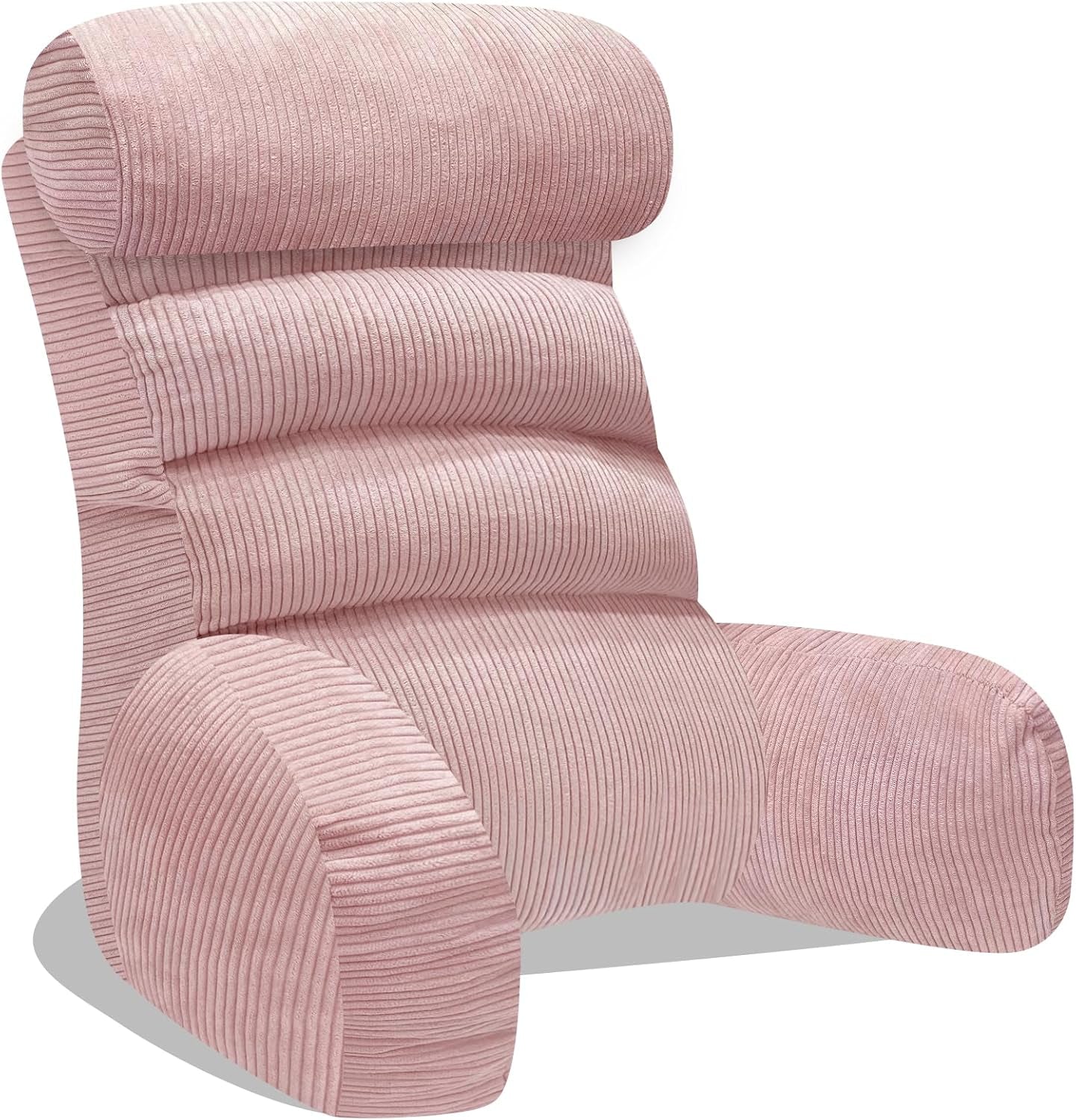 Pernă de citit pentru pat și canapea, pernă de spate pentru pat, pernă de citit cu spătar pentru adulți, confortabilă pentru a sta, a citi și a viziona televizorul pe podea sau pe canapea (Gri închis, 65 * 30cm)