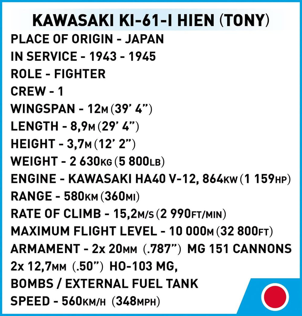 Kawasaki KI - 61 - I Hien (Tony), Medium