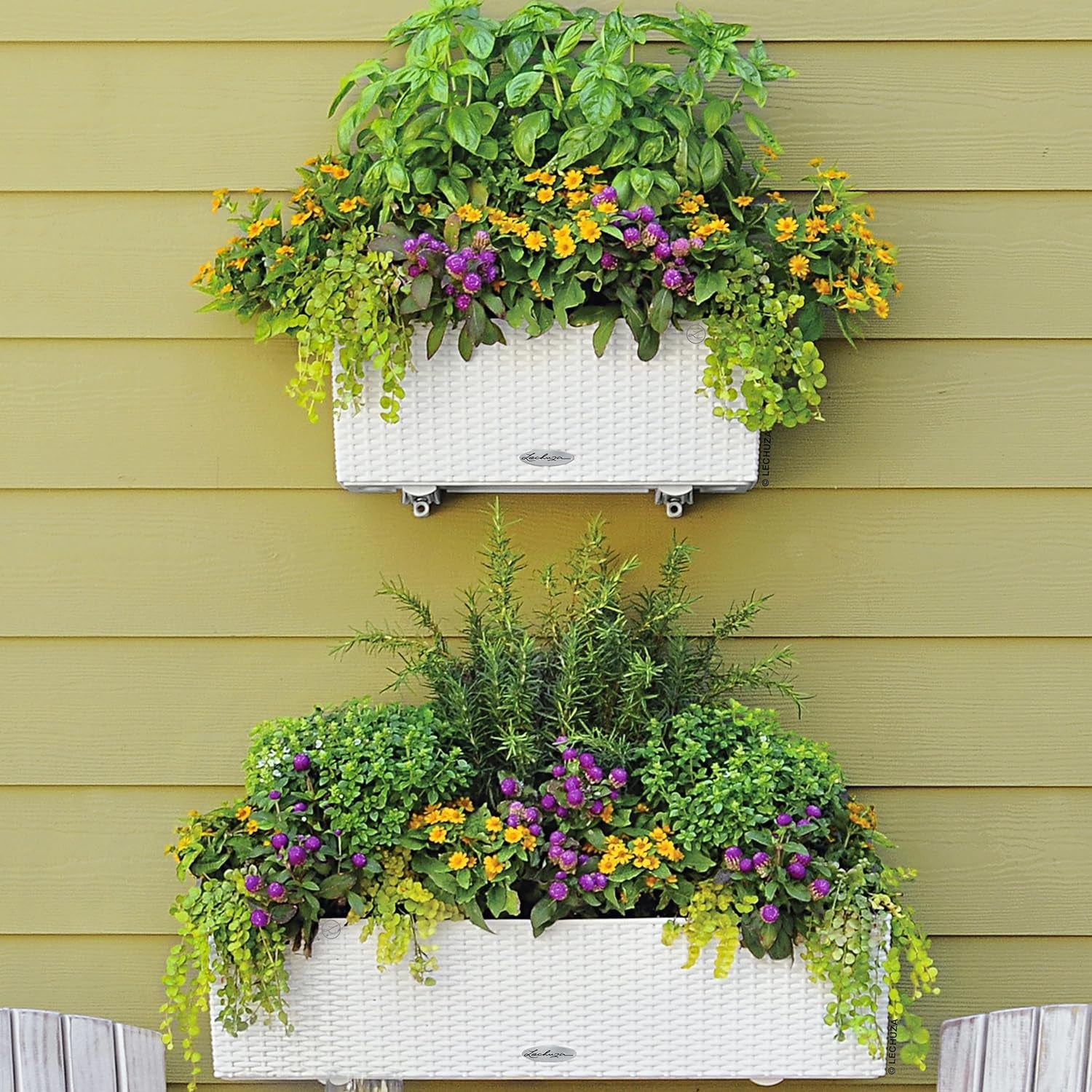 LECHUZA BALCONERA Cottage 50 blanc 15600